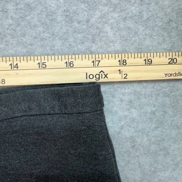 Simply Vera Vera Wang Straight & Pencil Skirt Womens L Gray Knee Length Back Zip - Picture 5 of 6